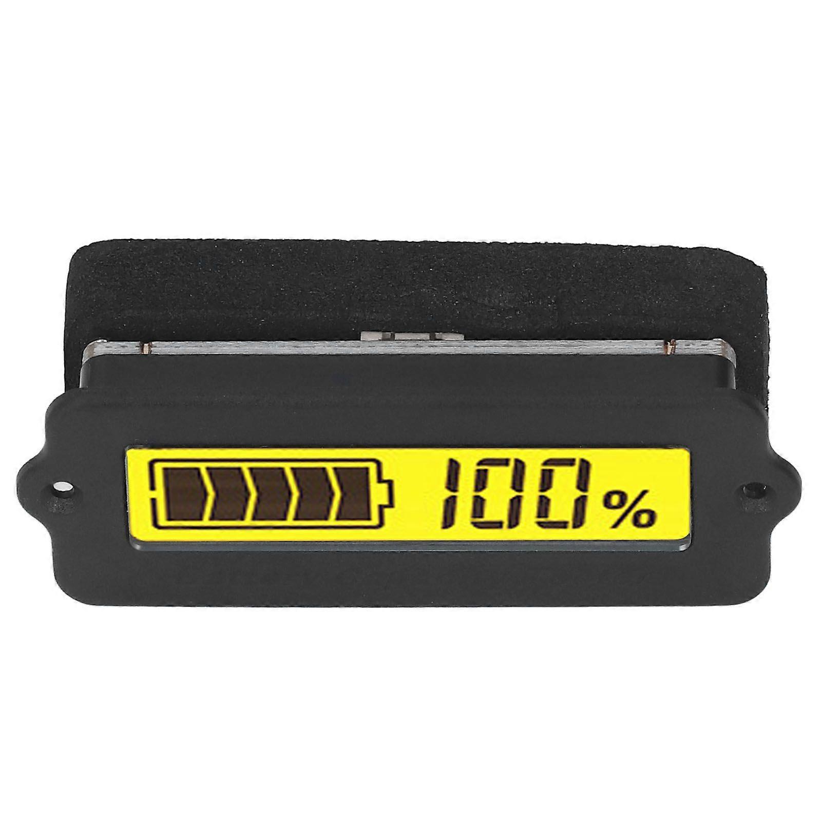 Battery Capacity Voltage Monitor Portable Digital Battery Level Indicator for RV Electric Vehicle