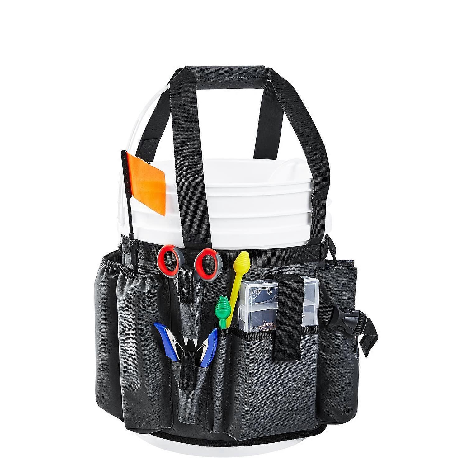 Adjustable Bucket Tool Organizer for Ice Fishing