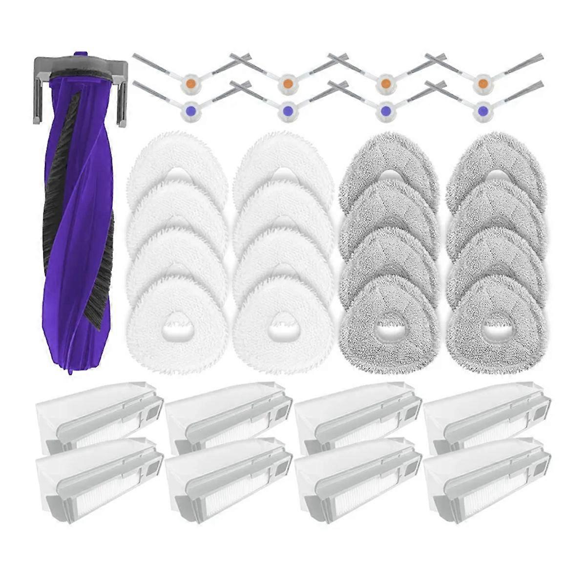Set For Narwal Freo X Ultra Parts Main Side Brush Filter Mop Cloth,B