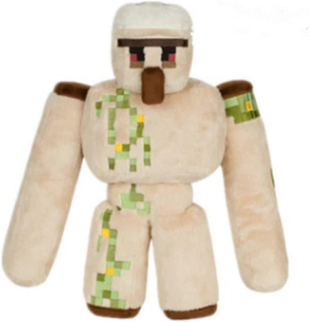 Cube Chicken and Cat Animal Plush Toys 7-14 Inch Soft Plush Fabric For Game Fans Cube Shape Collectible