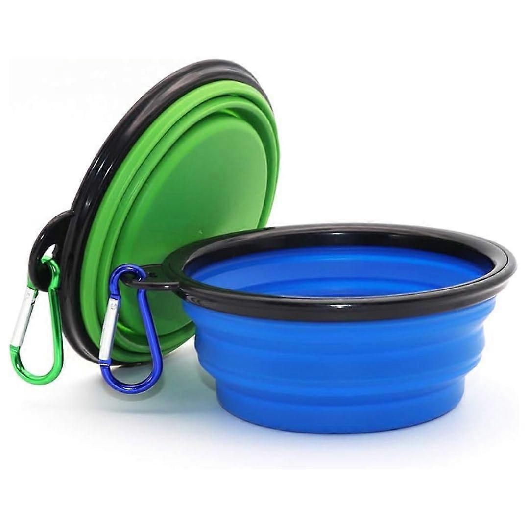 2 Pack Collapsible Dog for Bowl Walking Parking