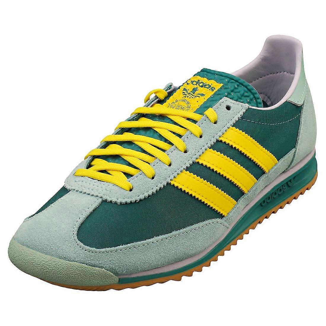adidas Sl 72 Og Womens Fashion Trainers in Green Yellow