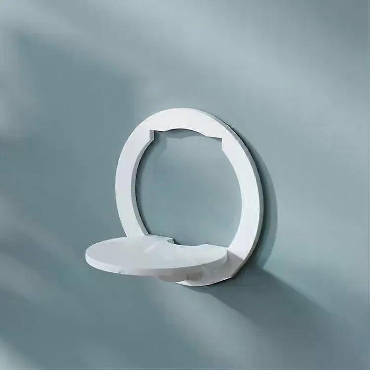 Round Wall Hanging Shelf-Multifunctional Flower Pot Storage Box by