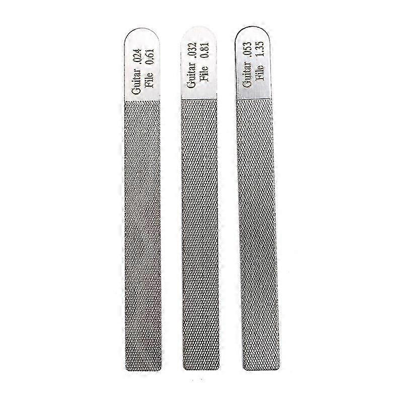 Apply 3Pc/Set Guitar Nut Files Fret Crowning Slot Filing Luthier Repair Tool Kit For Guitar Stringed Instruments