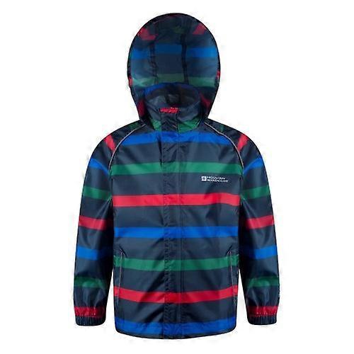 Mountain Warehouse Childrens/Kids Contrast Striped Waterproof Jacket