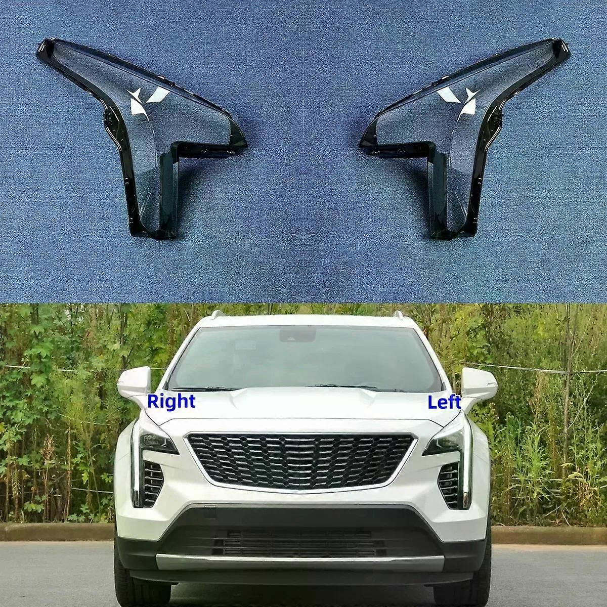 High qualityFor Cadillac XT4 2018 2019 2020 2021 2022 2023 Auto Accessory Replace A Transparent PC Car Lights Shell Headlight Lens Cover