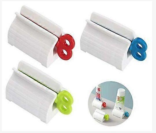 3 Pcs Rolling Tube Toothpaste Squeezer Dispenser Toothpaste Holder Stand