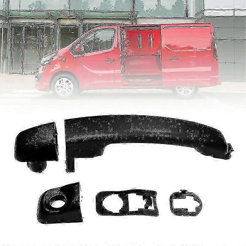 LST Stainless Steel Rear Door Riser Air Lock For Vauxhall Opel Vivaro A/B Combo D/E - Brushed Finish