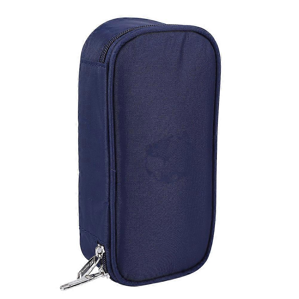 Diabetic Supplies Storage Case, Double Layer for Enhanced Organization, Includes 4 Ice Packs, Suitable for Double Layer, Includes 4 Ice Packs