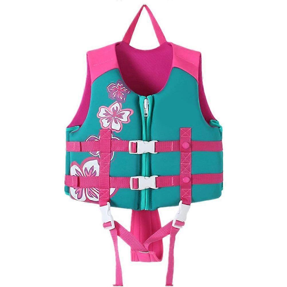 Children's Swimming Vest, Neoprene Flotation Suit, Adjustable Harness