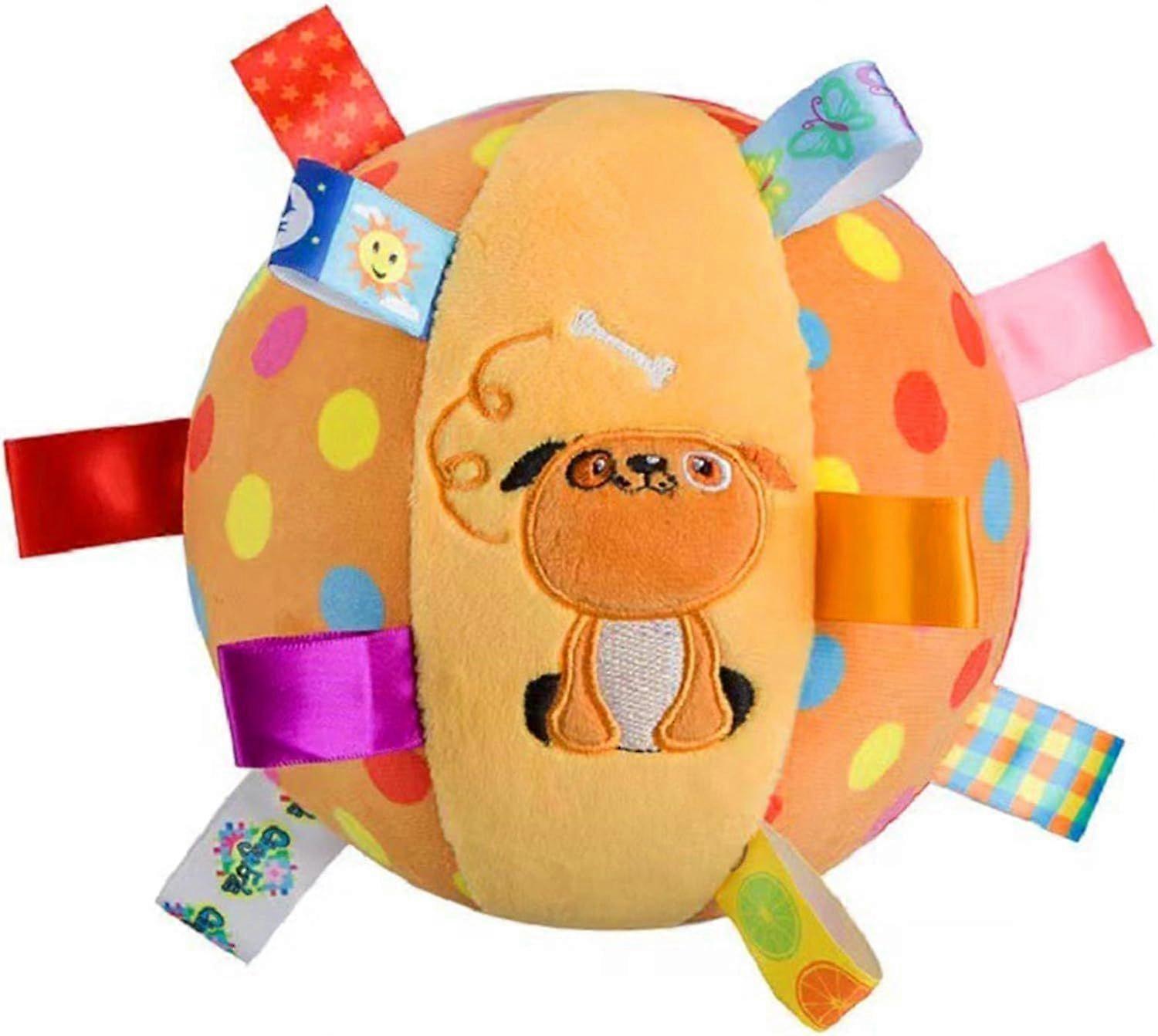 Dog Plush Ball Squeak Toys Soft Dog Squeaky Dog Toy Stuffed Animal Interactive Separation Anxiety Relief For Puppy Small And Medium Dogs Playing Pet T