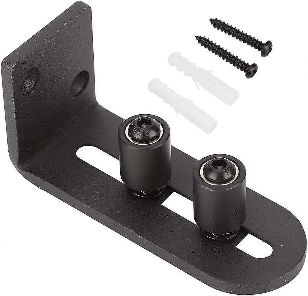 Carbon Steel Adjustable Sliding Floor Guide Barn Door Hardware Bracket