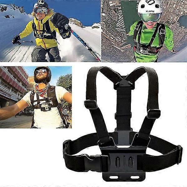 Go Pro Accessories Adjustable Elastic Chest Strap Mount For Gopro Hero Hd Action Camera Chest Harness