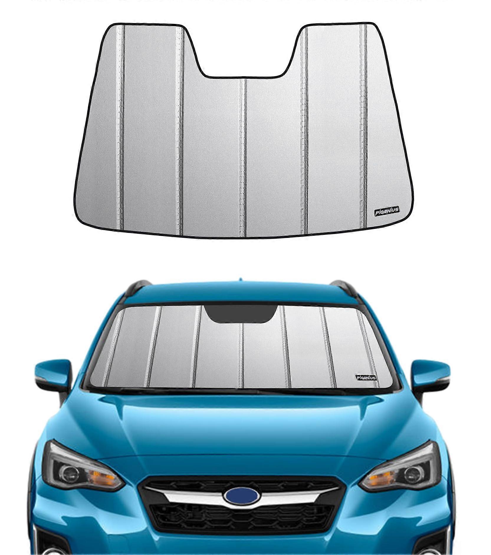 Windshield Sun Shade for Subaru Crosstrek 2018-2023, Impreza 2017-2023 with Eyesight, UV Protection, Custom Fit
