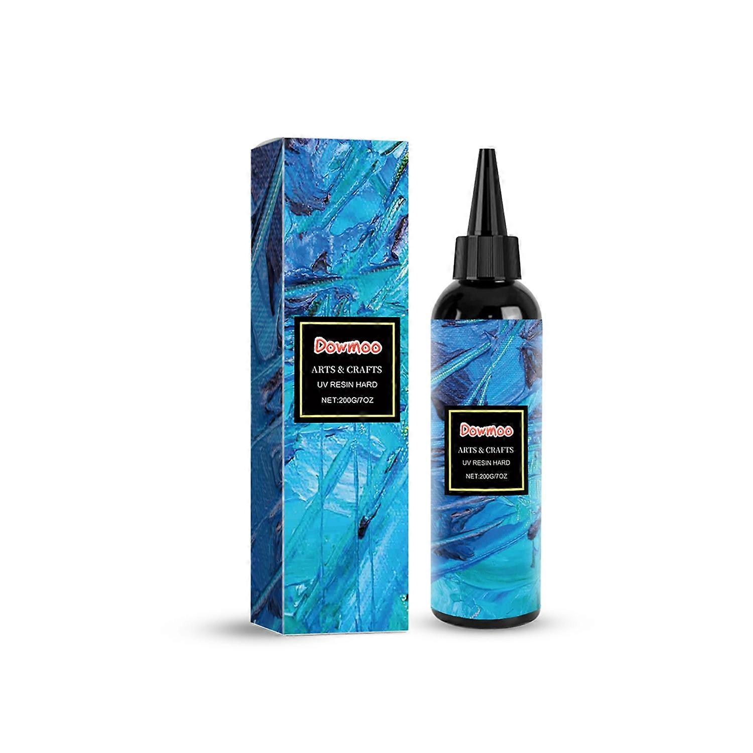 Dowmoo Resin Mold Curing Plastic Glue Hand Diy Clear Quick Drying Glue Odorless Crystal Drop Glue