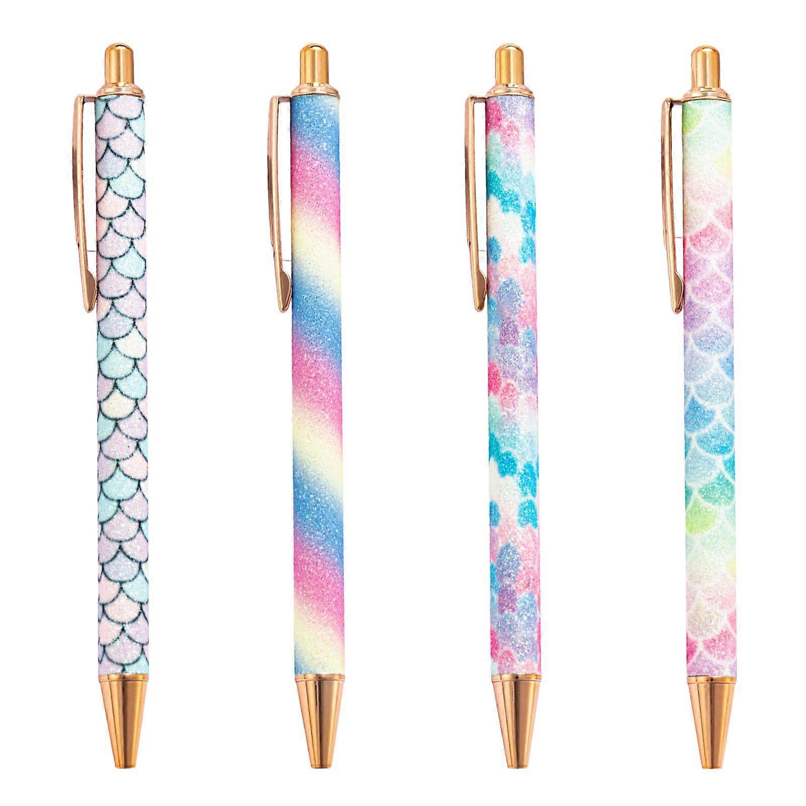 4pcs metal press ballpoint pen