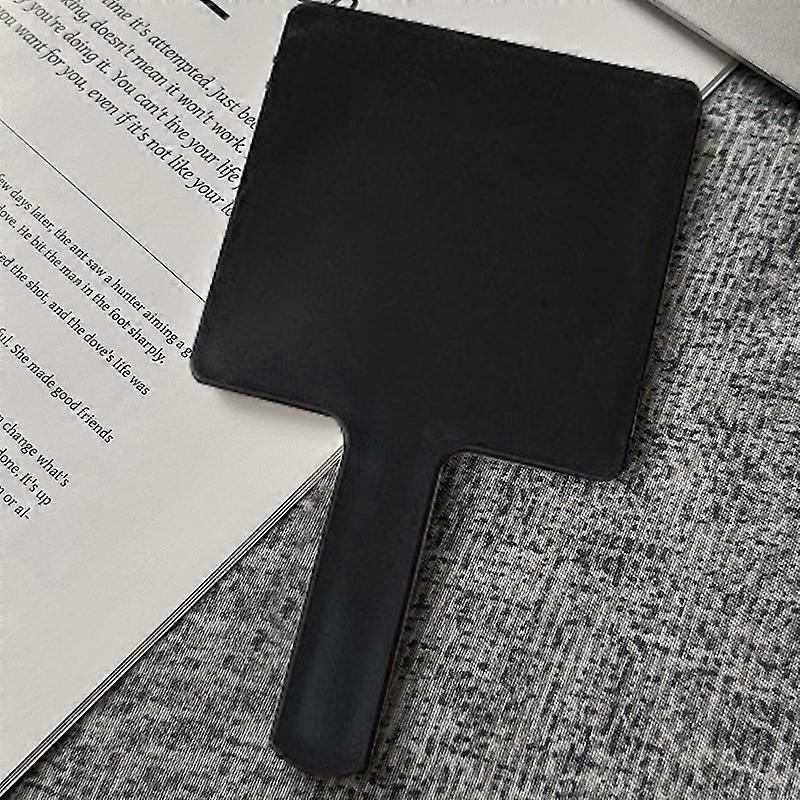 Vintage Square Butterfly Handheld Vanity Mirror Ellipse ABS Makeup Mirror SPA Salon Makeup Hand Mirror Cosmetic Tool