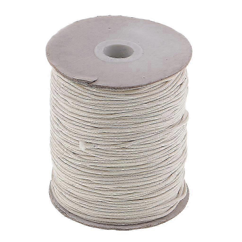 170m/Roll Waxed Cotton Cord Wire Beading String Jewelry .5mm Dark Blue