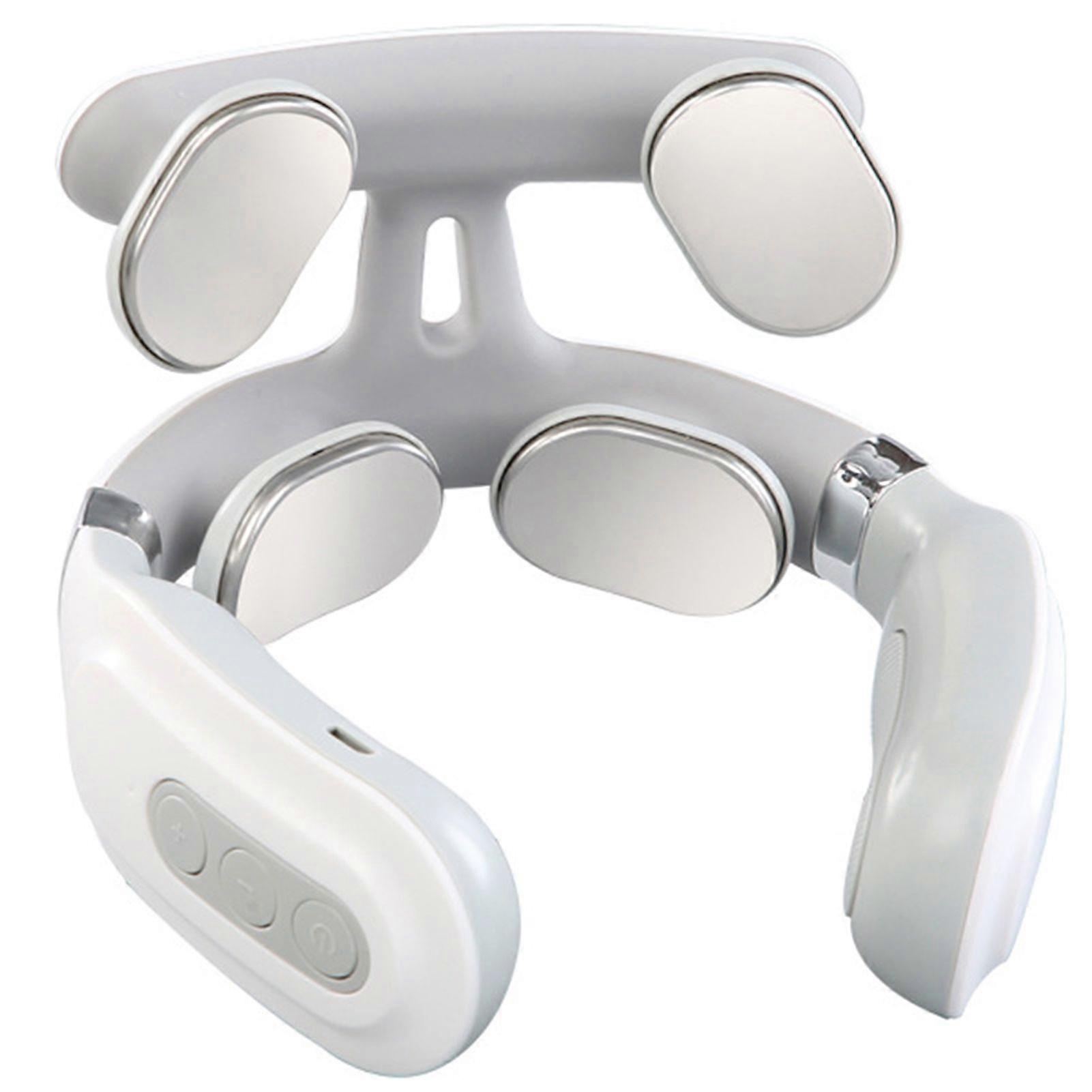 Neuro Pulses Neck Massager 6 Modes 9 Intensitys Levels Intelligent Neck Massager for Pain Relief Portable Cordless Tissue Relax Tool