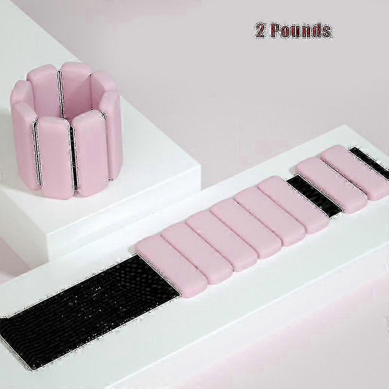 Conjunto de 2 1/2 lb cada ajustável para pulso e tornozelo Ws para E