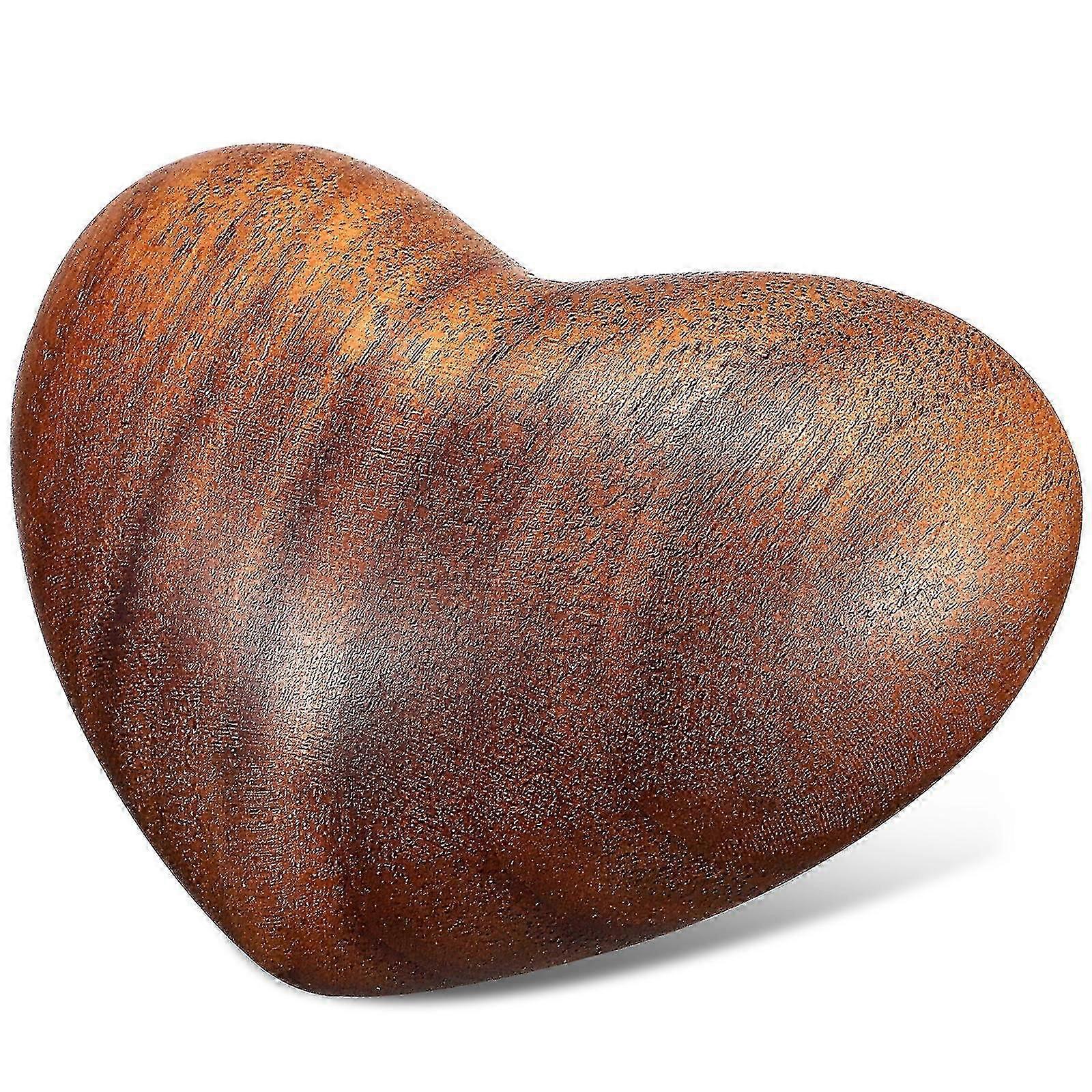 Wood Comfort Heart Wooden Love Heart Decorative Carved Ornaments Gift For Friends Family