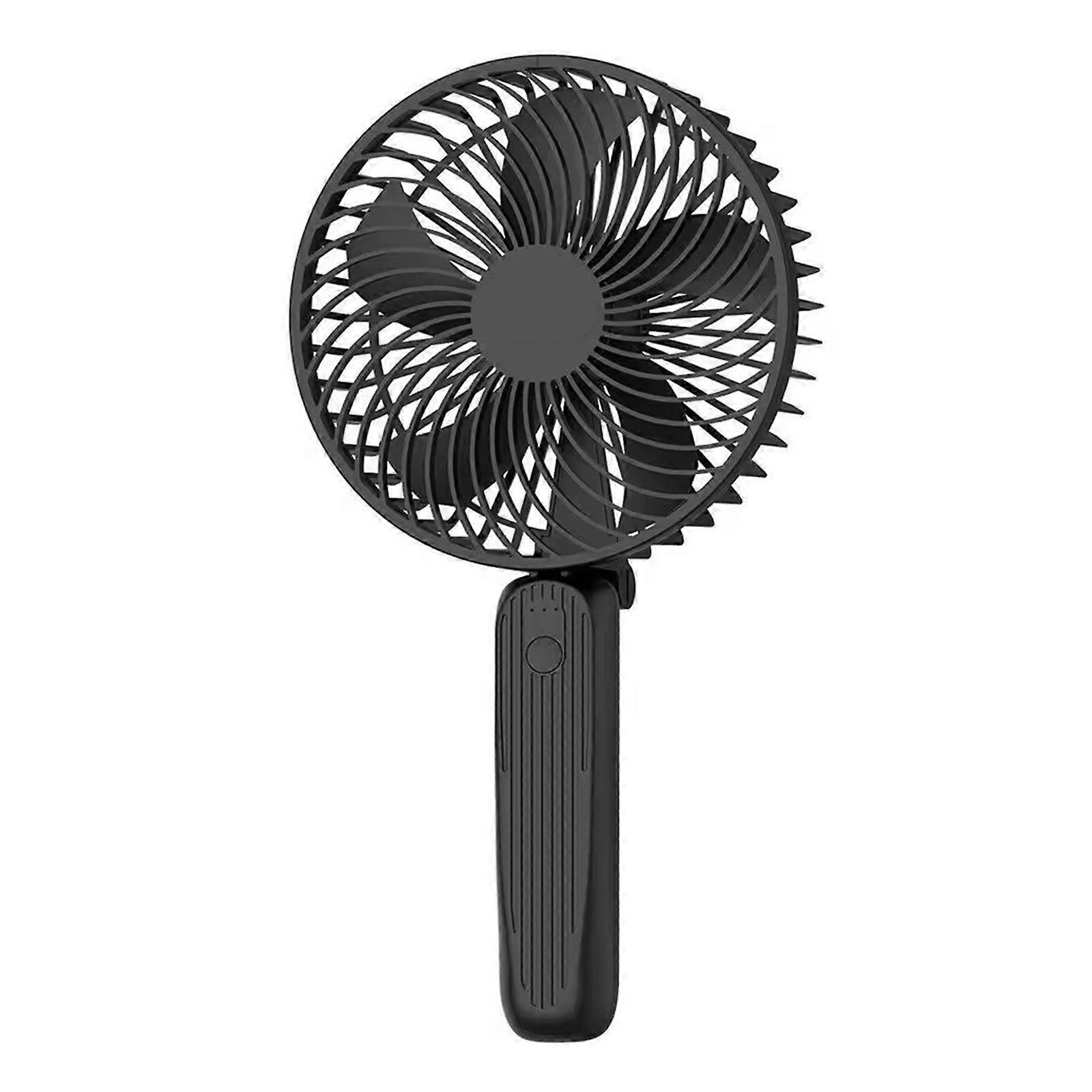 10000mAh Handheld Portable Desk Fan with 3 Speed Adjustable Foldable Quiet Powerful Desktop Fan for Home Office
