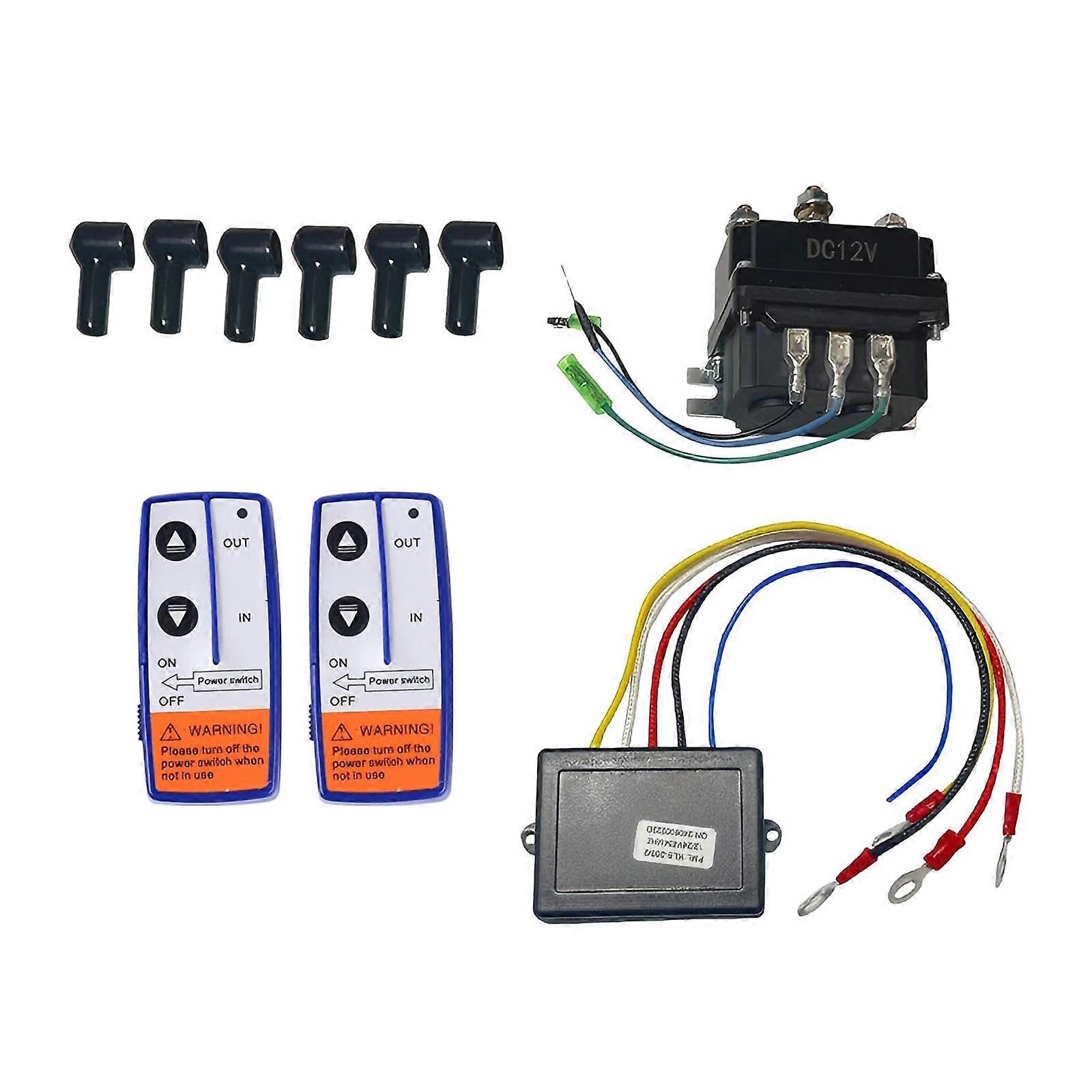 Easy Install 250A 12V Relays Wiring Solution Connection Cable with Overload Protection Suitable for Vehicle and Boat Use