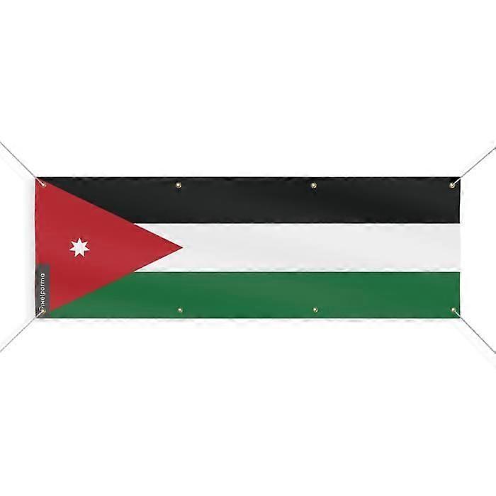 Jordan Flag Banner 8 Grommets 200x600 cm