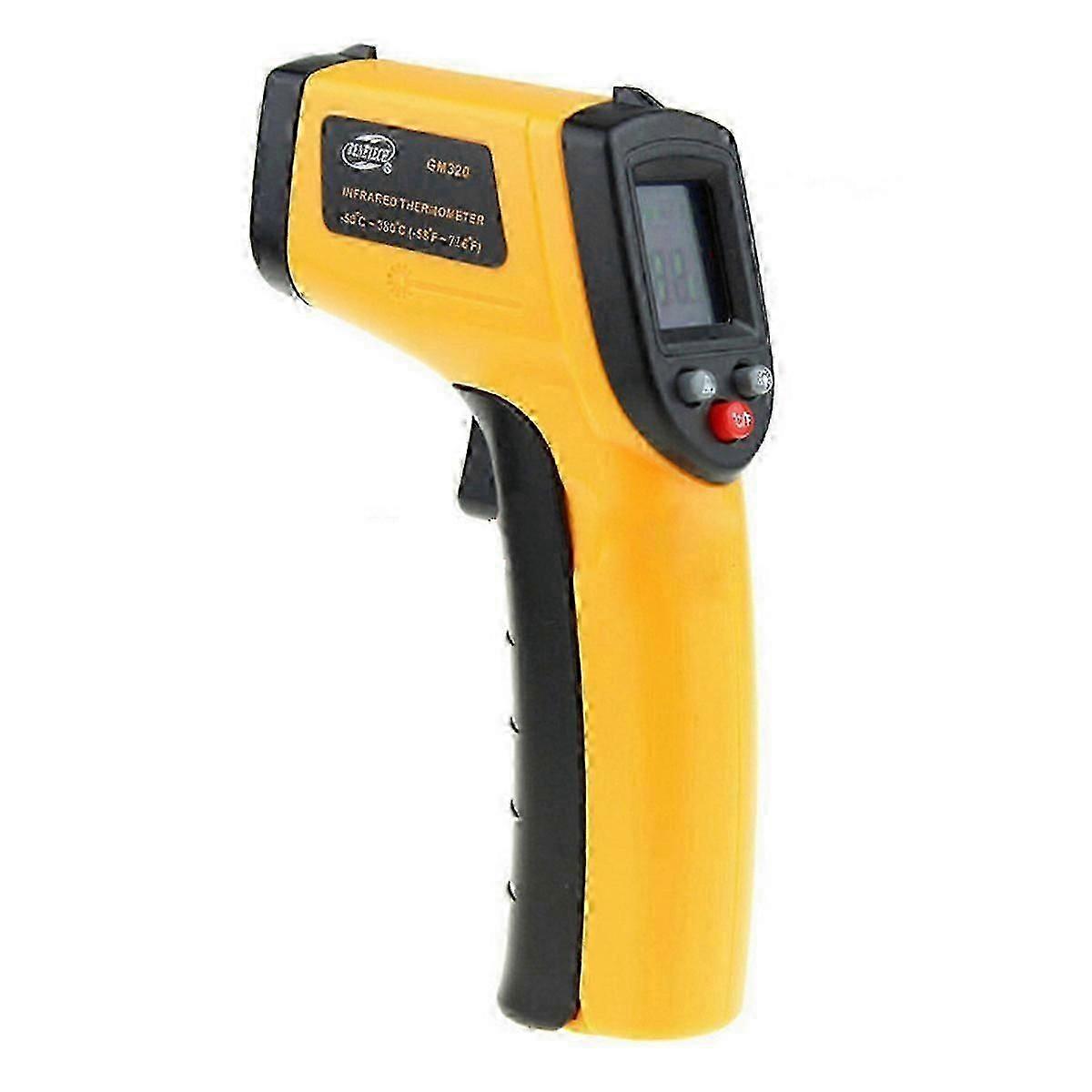 Digital Infrared Thermometer with Adjustable Emissivity - Non-Contact Laser Temperature Gun for Cooking & Auto_EPE