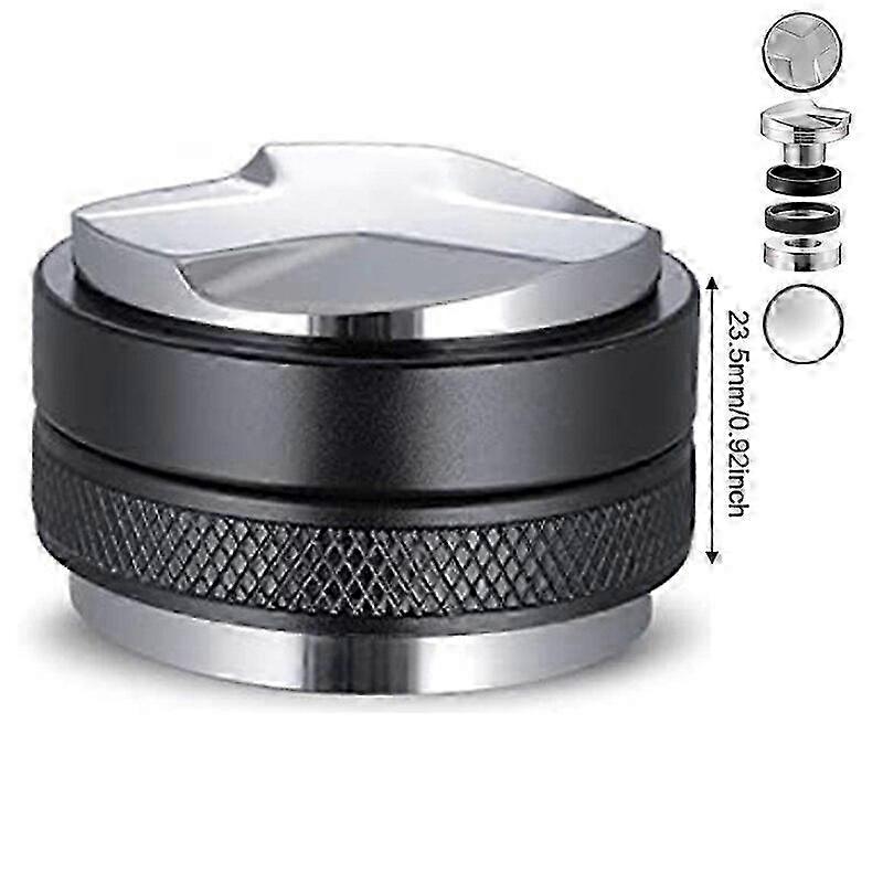 51/53/58mm Coffee Distributor & Tamper, Dual Head Coffee Leveler Fits, Adjustable Depth-Espresso 3Angled and Flat Tampers SMTX hwy
