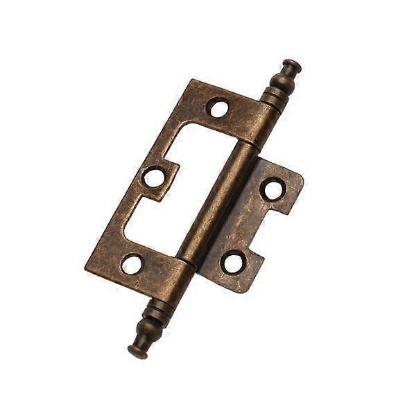 16x Solid Brushed Finished Flush Hinge, Concealed Hinges, Corner Rotating Hinge