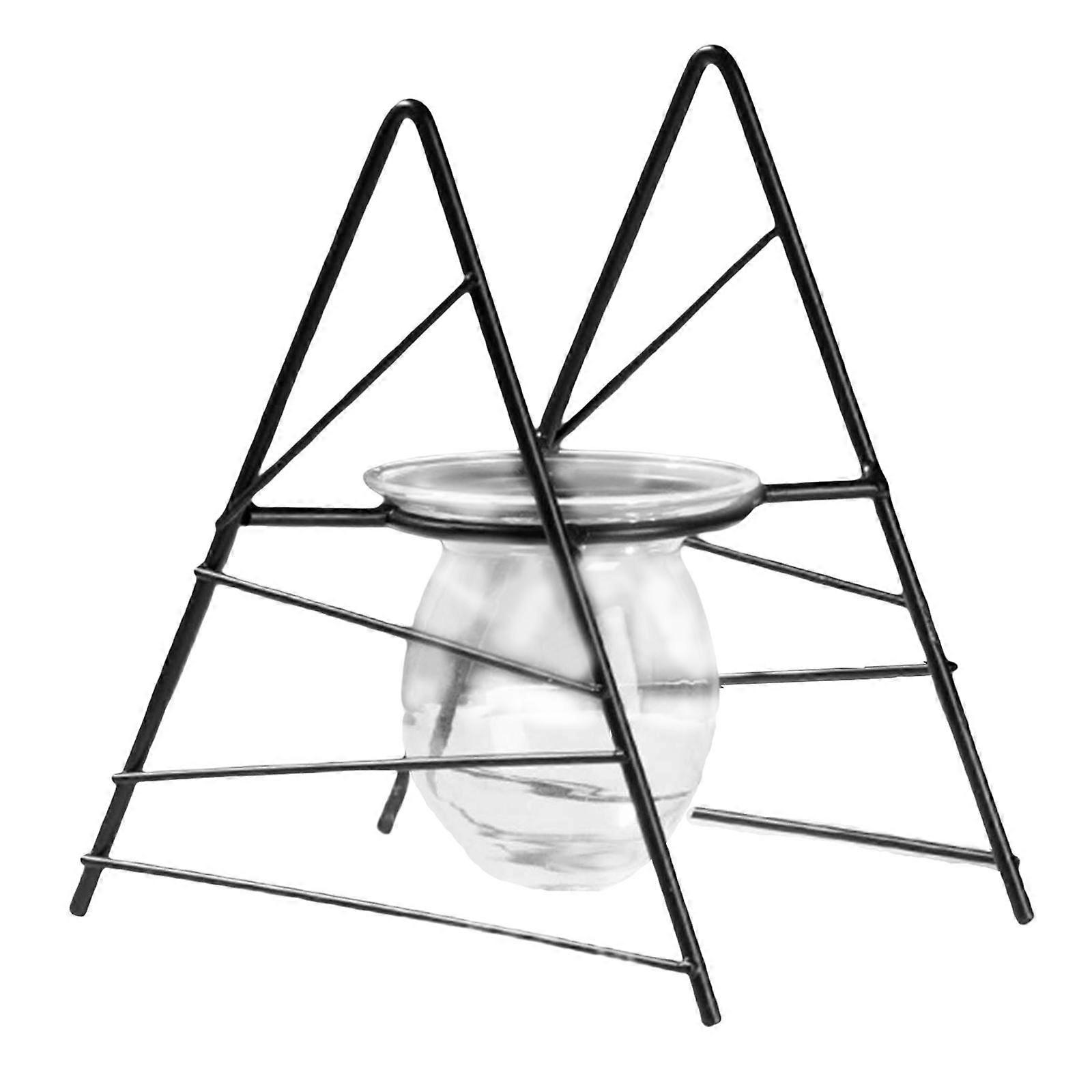 Vase Metal Stand Ornament for Display Desktop Wedding