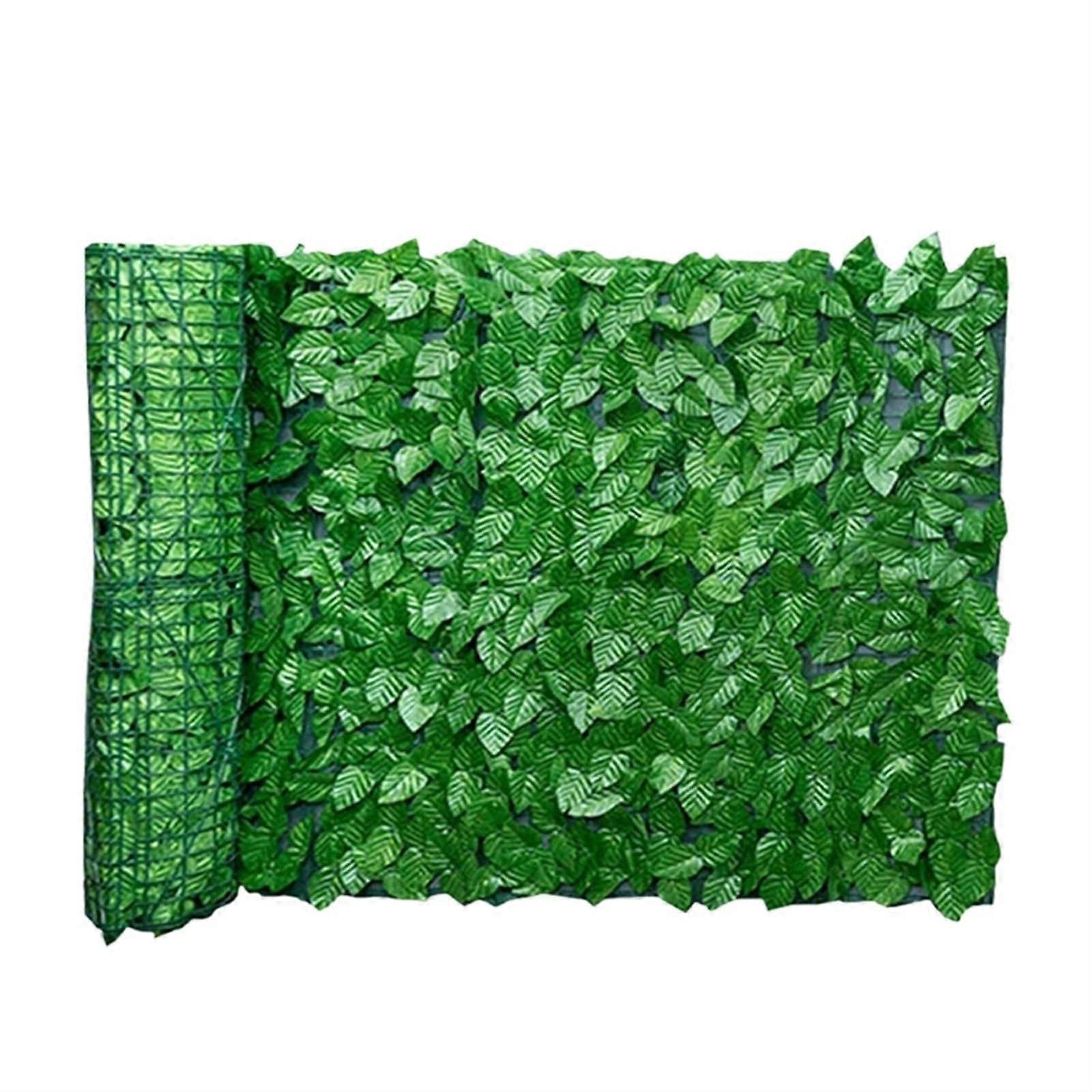 Balcony privacy screen Artificial leaf privacy fence, Roll wall, Landscape fence, Privacy screen (0.5x3m)