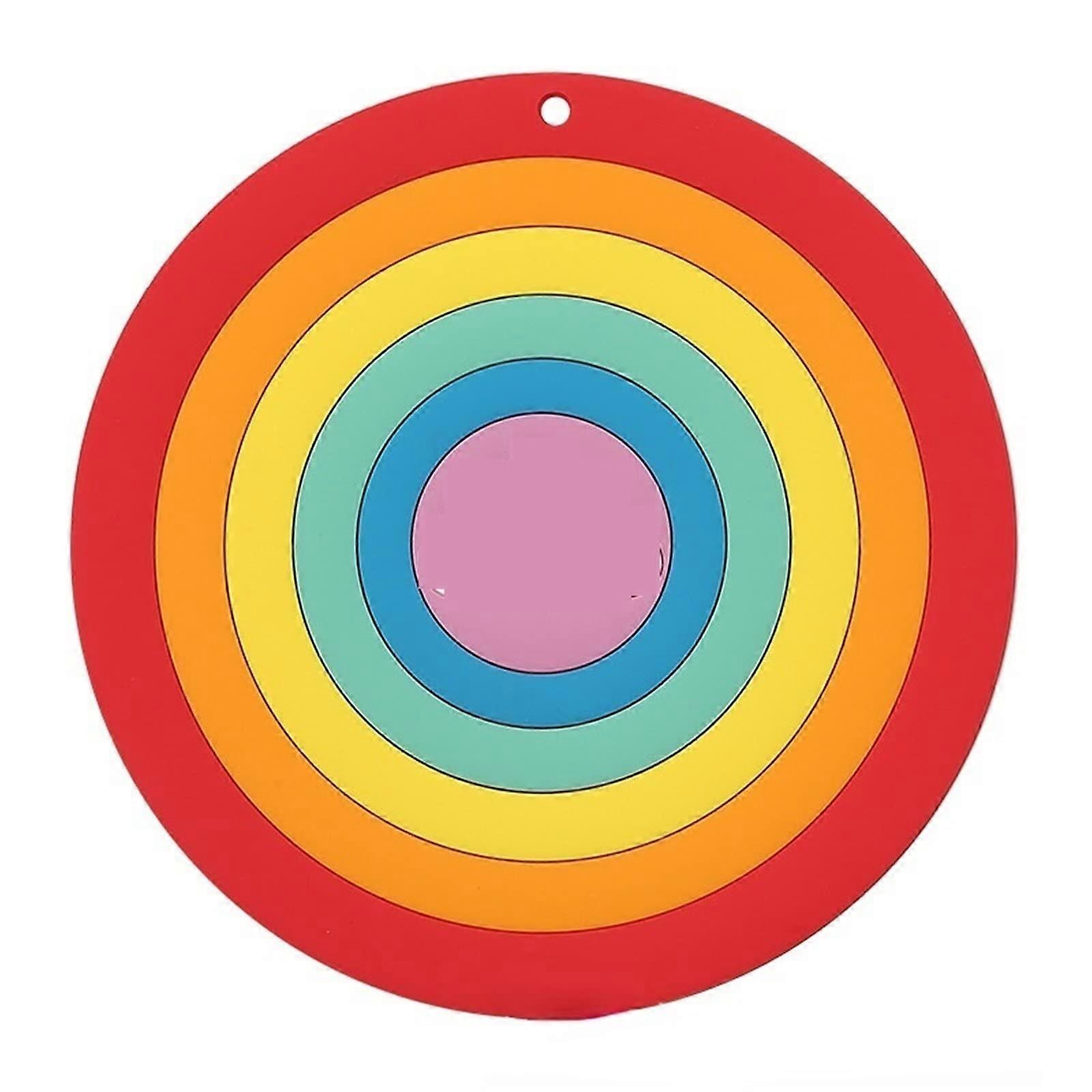 Silicone Heat Resistant Round Coasters with Non‑Slip Base for Hot Pots, Cups and Dining Table Use