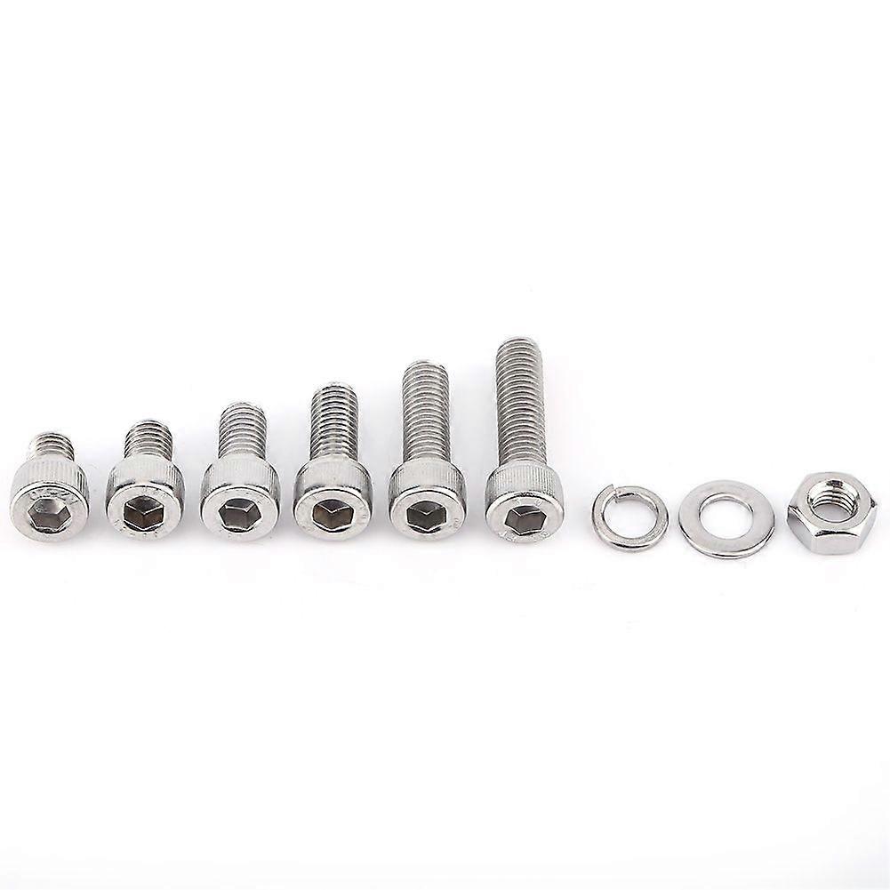 High quality M3-M8 304 stainless steel hexagon socket screw nut washer