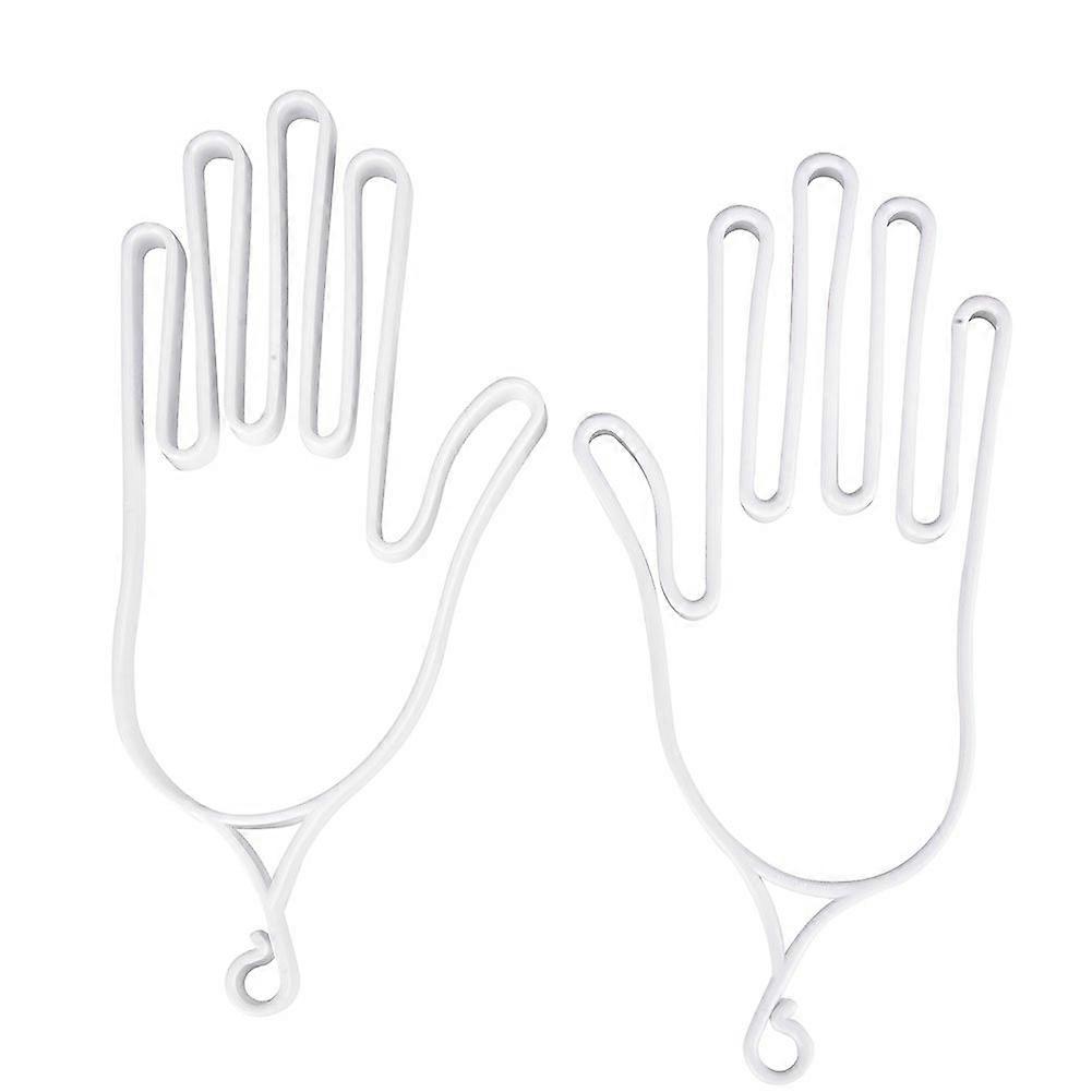 Golf Glove Holder for Men, 2 Pack, White ABS Plastic, Durable Multipurpose Design for Golf Glove Enthusiasts