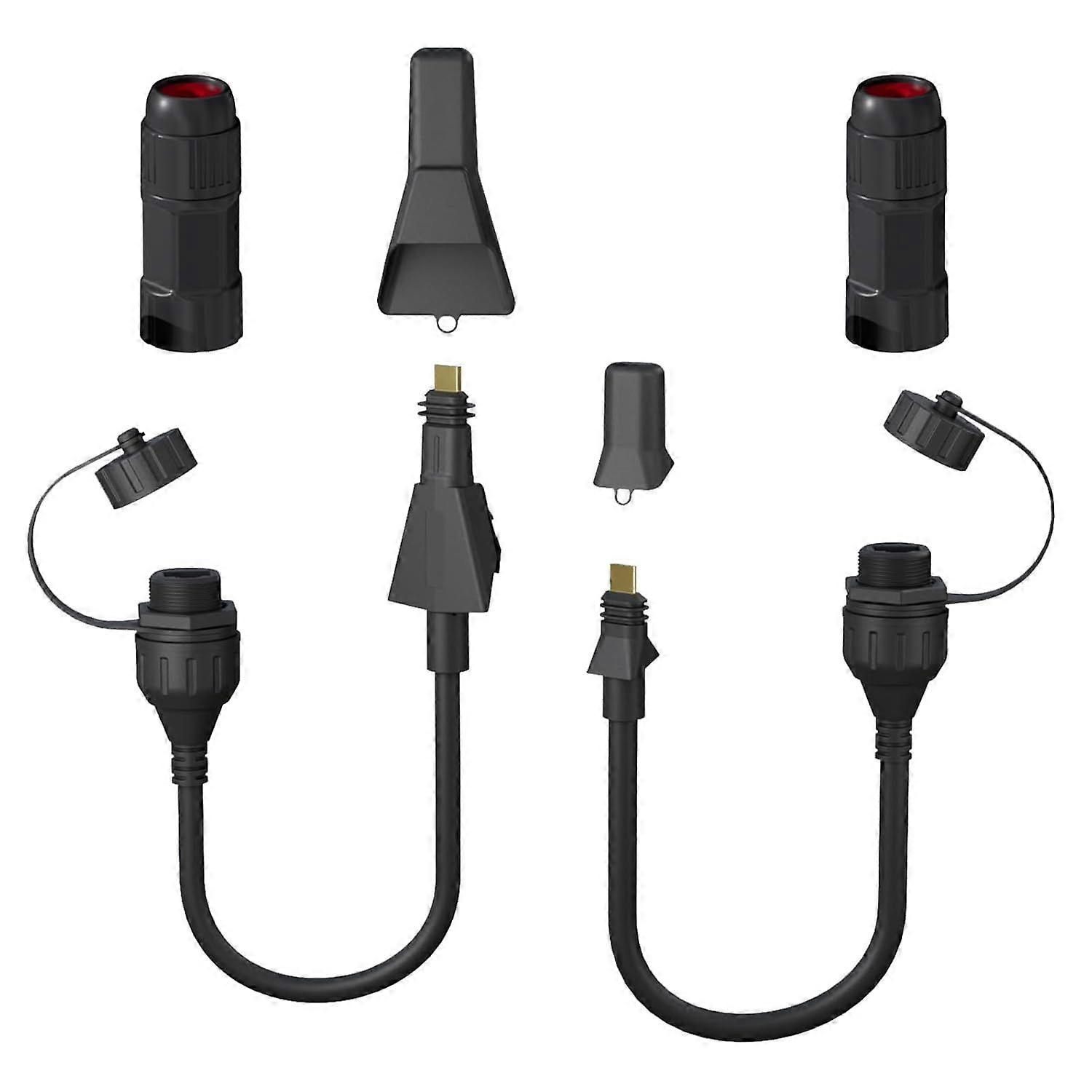 ZRUXE for Starlink Ethernet Adapter Flat High Performance, Cable Extension SPX Plug to RJ45 Adapters Compatible with Performance(2 Pcs)