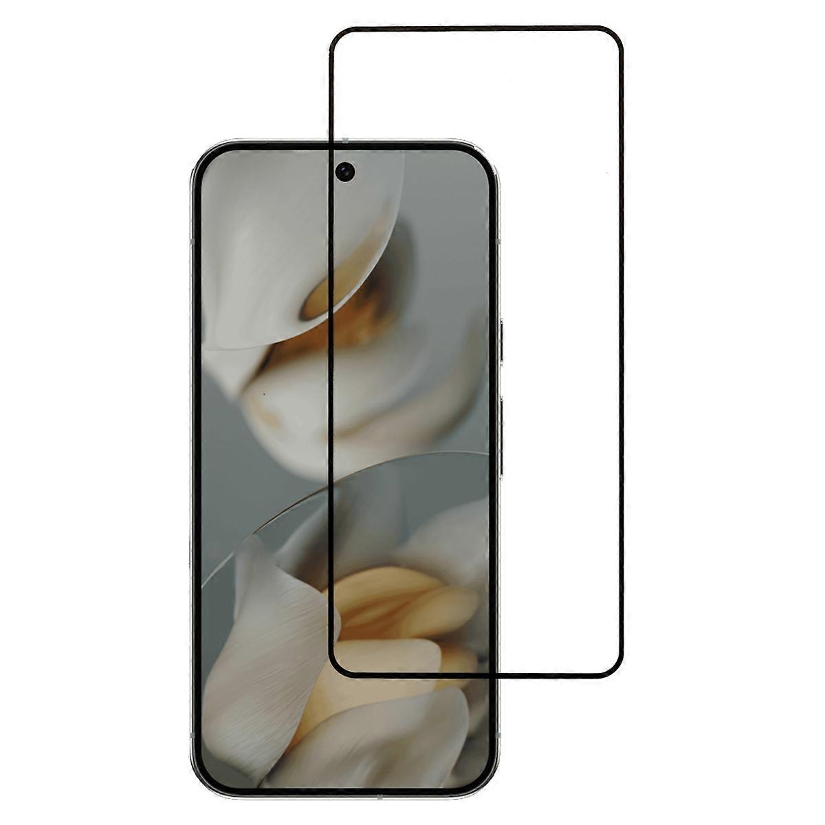 Screen Protector For Google Pixel 10/10 Pro/9/9 Pro,0.18mm 2.5D Silk Printing High