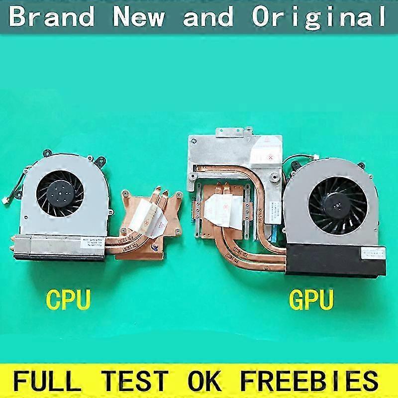2025 notebook CPU fan with heatsink radiator copper tube module for FOXCONN-TM 6-31-P15SN-102 6-31-P15SN-201 GPU laptop cooling CPU fan and heatsink