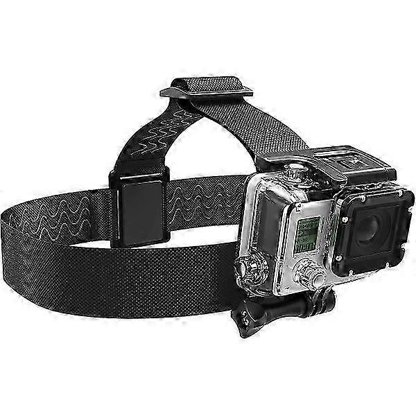 Action Camera Headband Holder, Sports Head Mount Compatible with Various Brands Including GoPro and DJI
