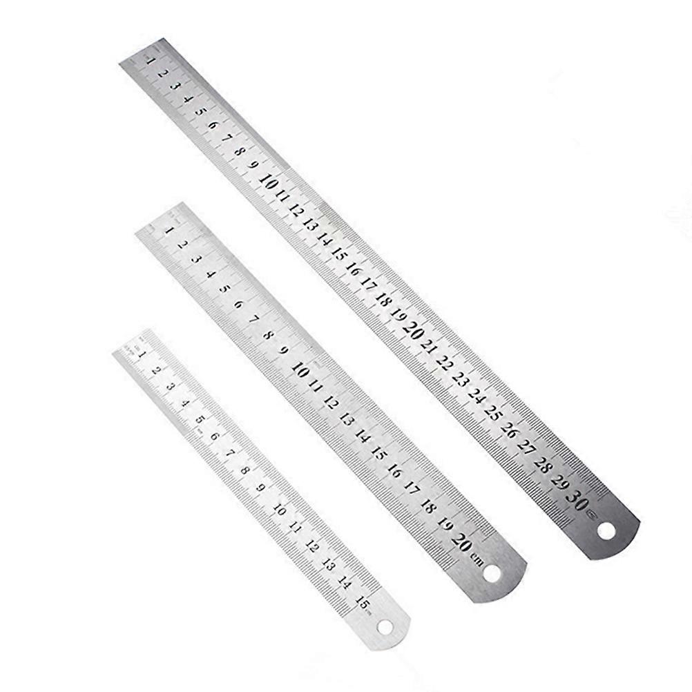 Versatile Engineering Tools, Non-Edge Stainless Steel Rulers for Safe Handling