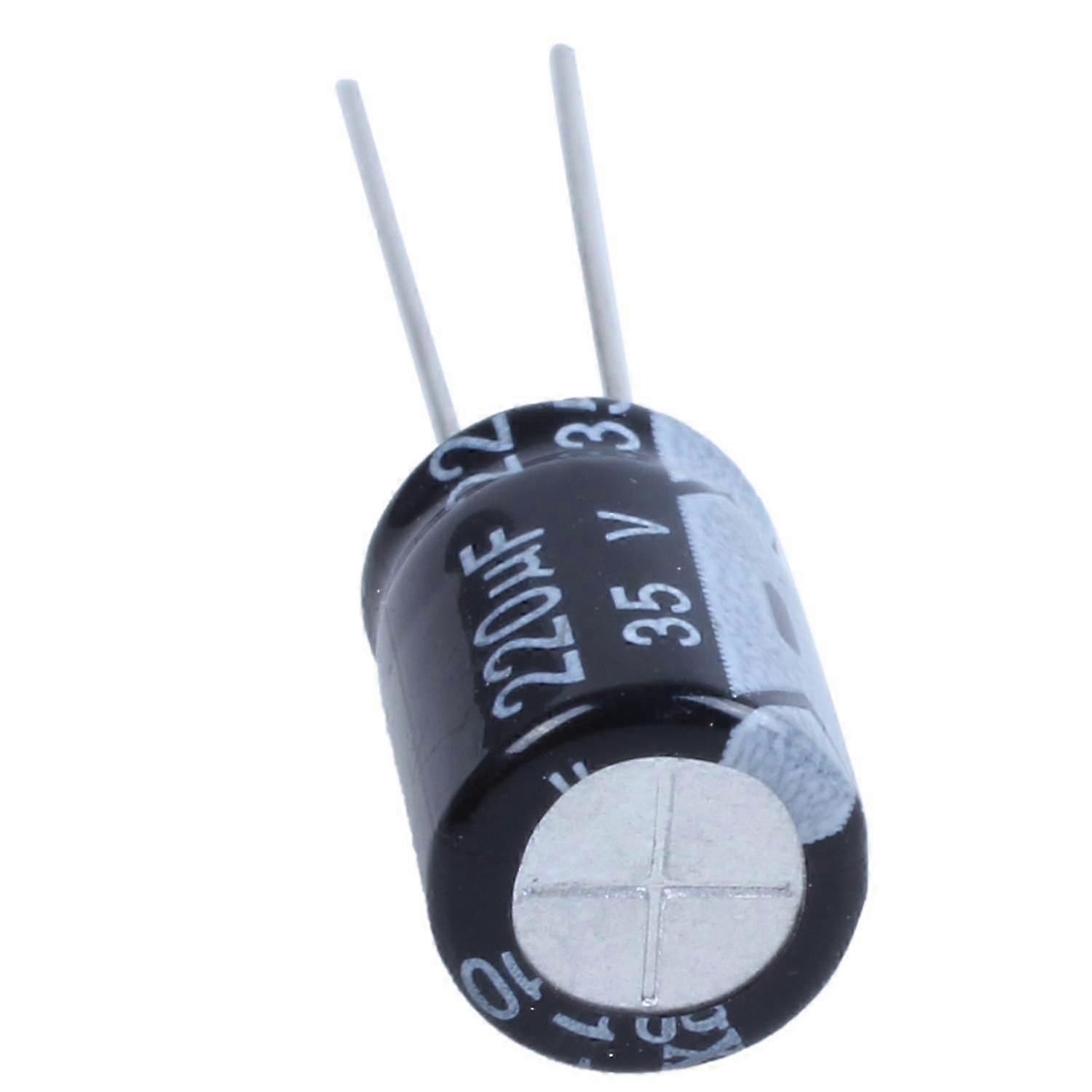 10 x 220uF 35V 105C Electrolytic Capacitor Suitable for Various Brands 8x12mm