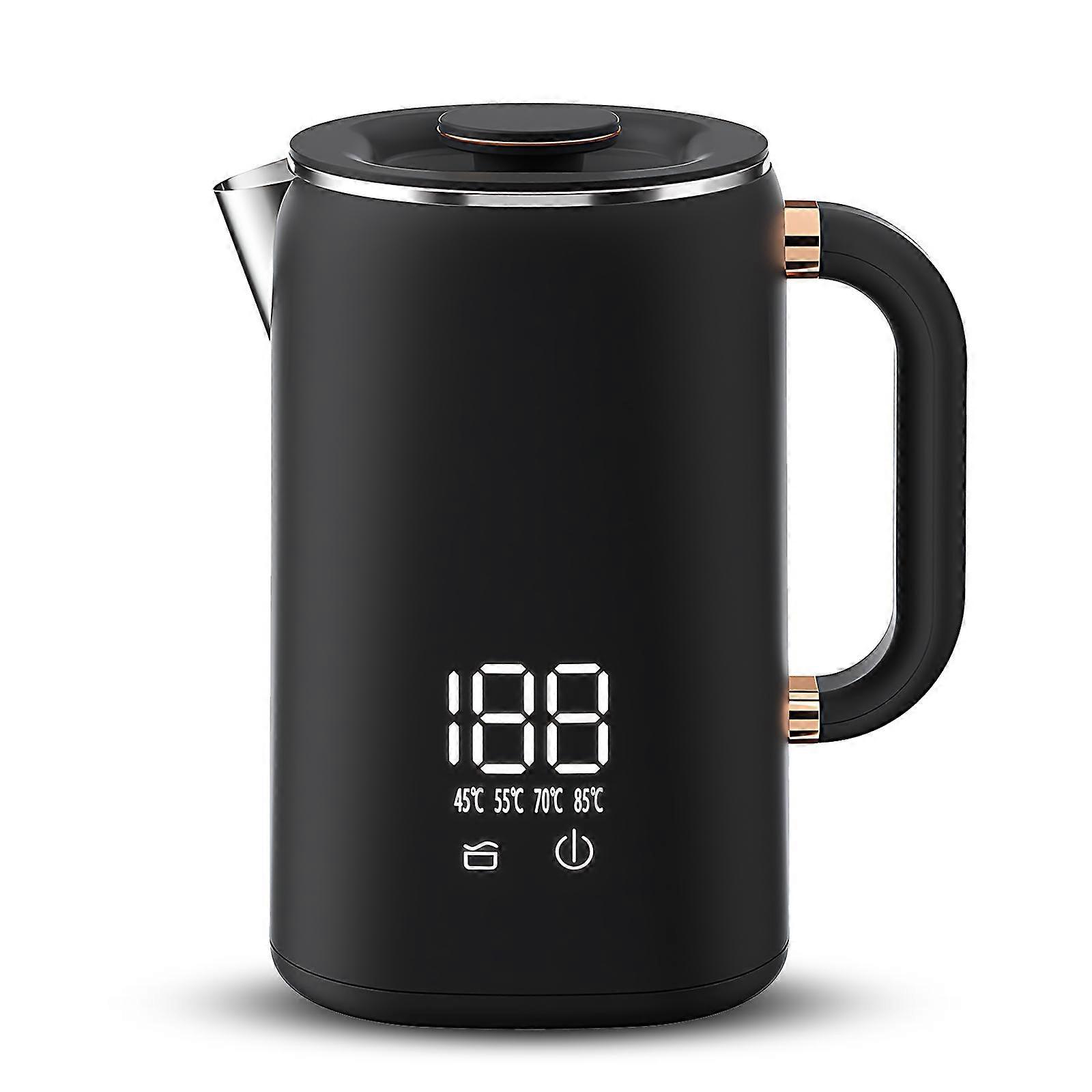 57.5oz Electric Water Boiler Kettle for Tea Boiling Water 5 Levels Temperature Control Auto Shut