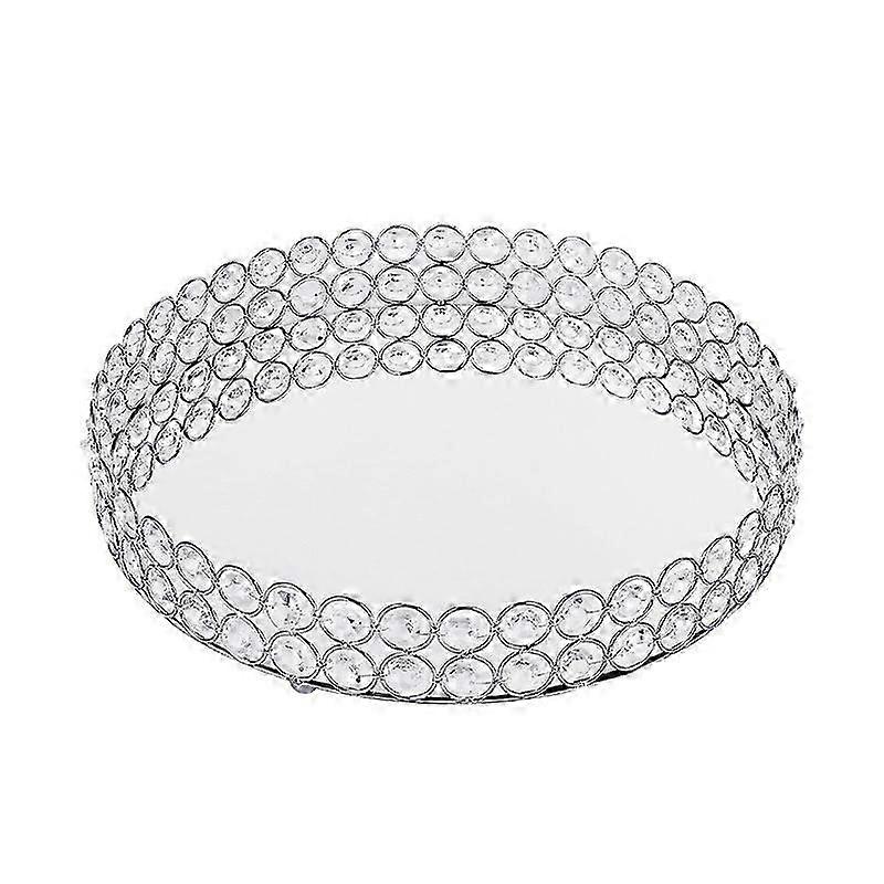 Cake Stand Crystal Storage Baskets Box Simplicity Home Organizer for Jewelry Necklace Dessert Plate