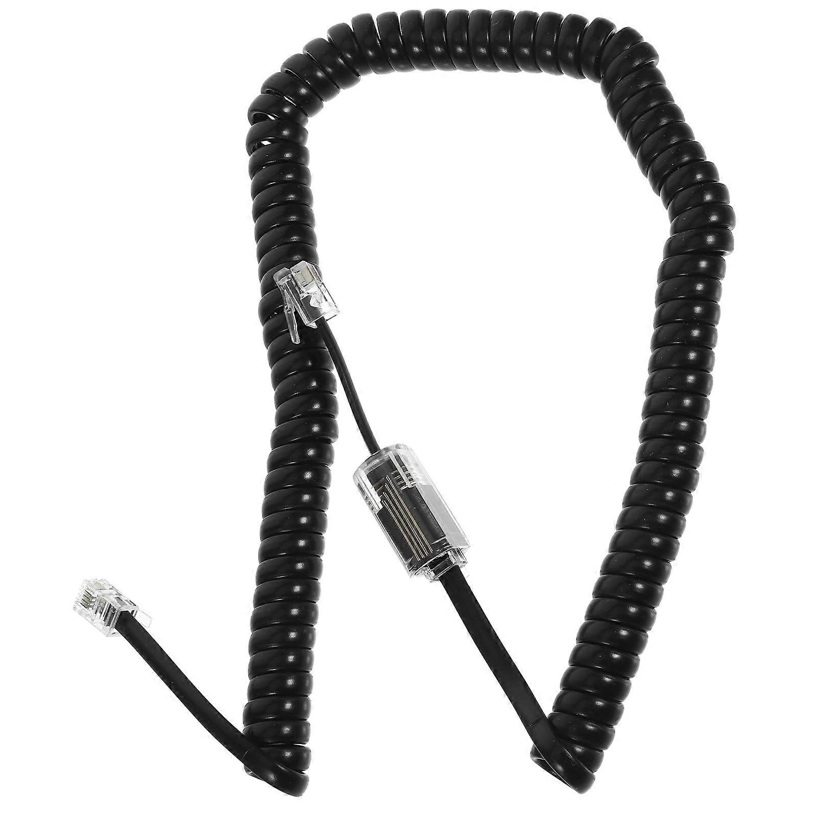 It seems like you're referring to a product listing for a **coiled telephone cord replacement set**. Here's a refined and professional version of