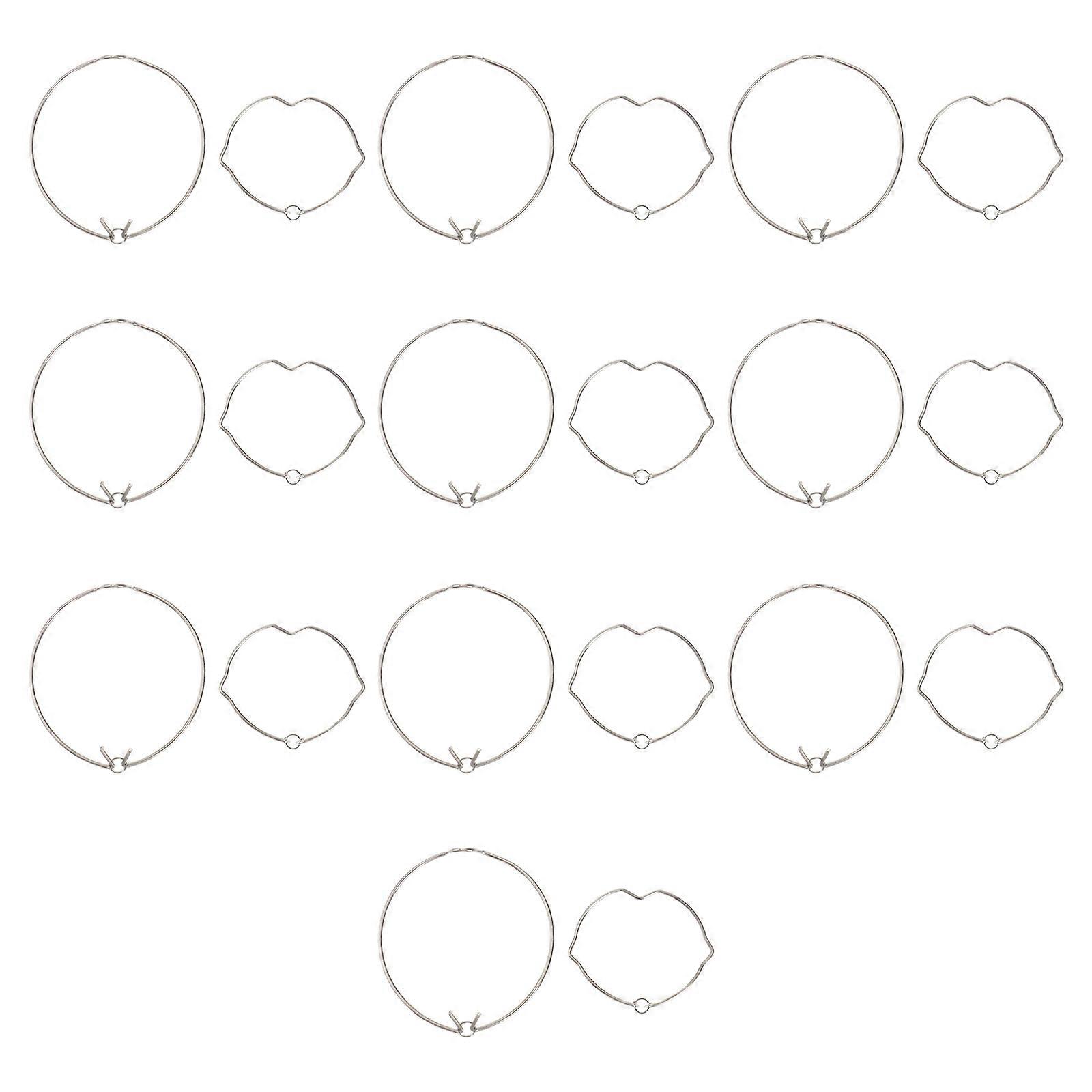 Metal Downlight Spring Clips Set 20pcs Circular for LED Recessed Lighting Fixtures Easy Installation for Home, Garage & Office Spotlights