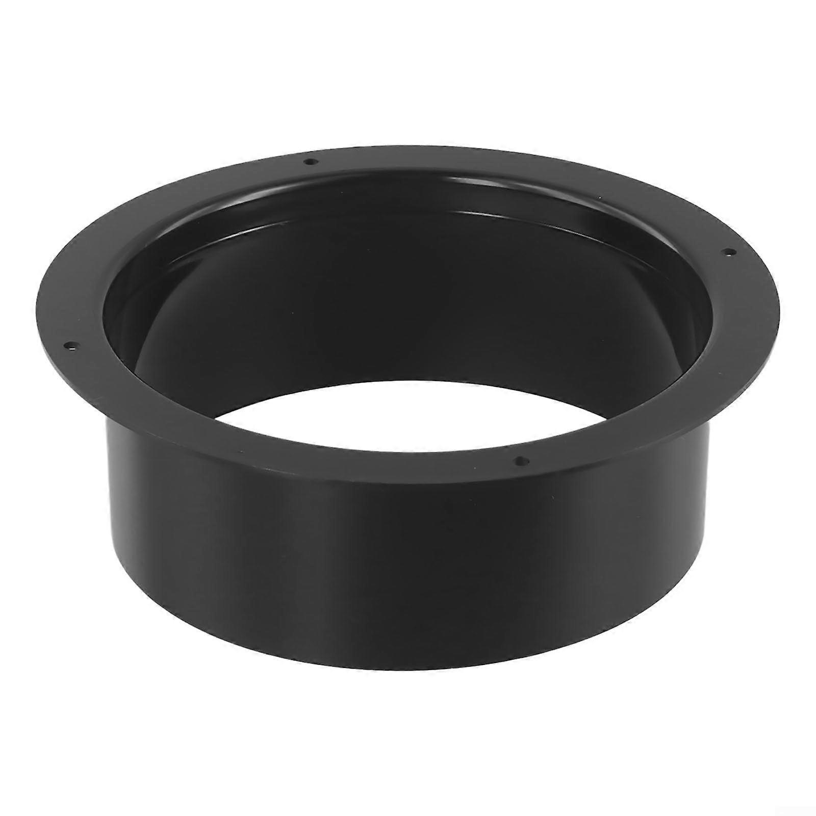 ABS wall flange connector for ventilation duct, air duct connection for efficient airflow (150 mm)