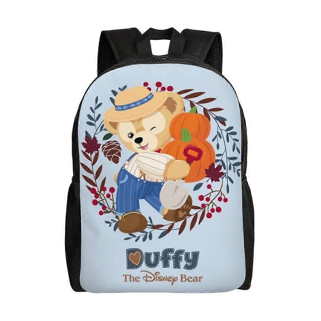 Duffy Versatile Backpack Washable casual style School Student Backpack Trendy Oxford Cloth Computer Bag Unisex-hk3473