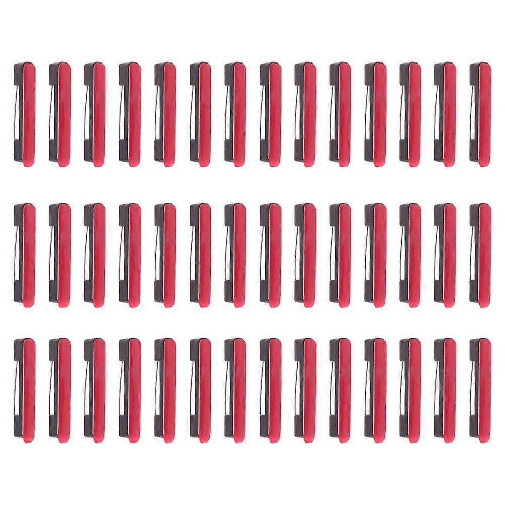 60pcs Self-adhesive Bar Safety Pin Plastic Pin for ID Badge Name Tag Crafting