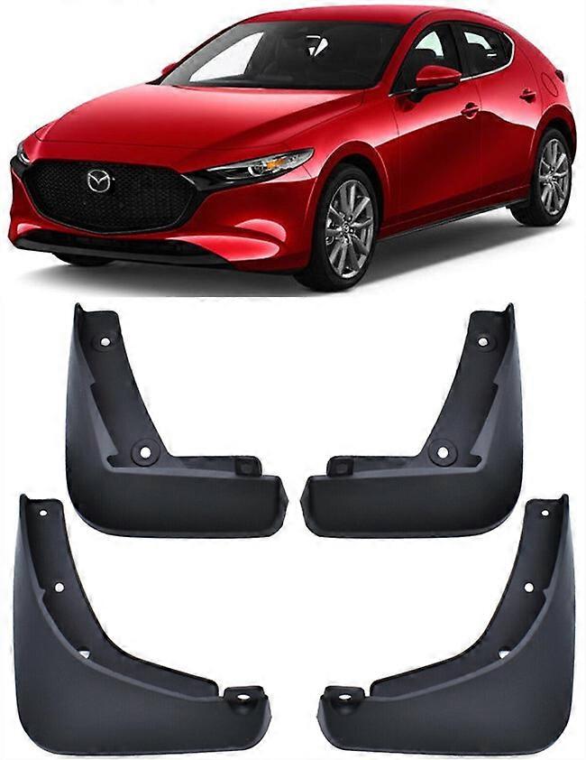 Compatible  Full Set Splash Guards Mud Flaps Fender For 2019-2025 Mazda 3 Hatchback